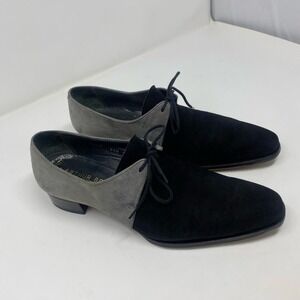 GRAVATI Arthur Beren Women's 9.5M Grey/Black Suede Oxford